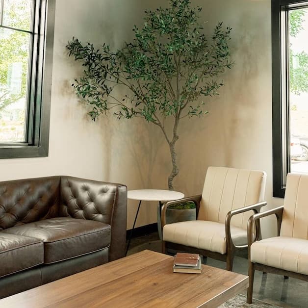 morning brew co coffee cafe couch corner